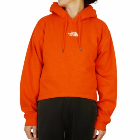 The North Face Women's Pullover Hoodie Red‎ Orange Size Medium - Picture 1 of 4